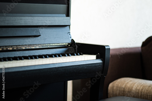 grand piano keys at home