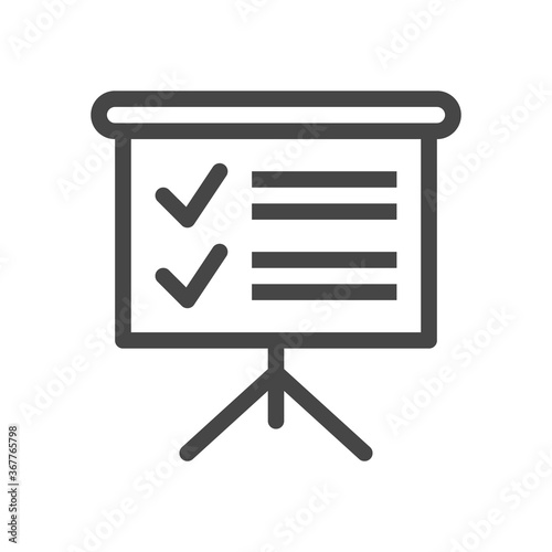 Presenting a Strategic Planning Icon isolated on white background.