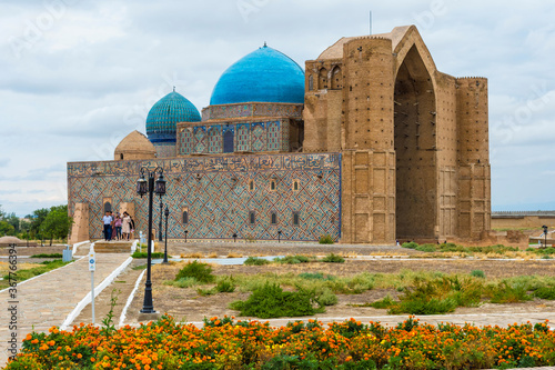 Khodja Ahmet Yasawi Mausoleum, Unesco World Heritage Site, Turkistan, South region, Kazakhstan photo