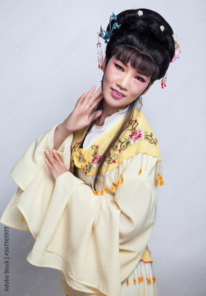 Asian Peking Opera and Opera Male Disguise as Female Actor Asian Peking Opera and Opera Male Disguise as Female Actor