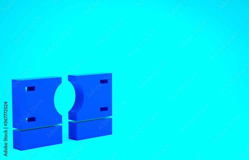 Blue Stacks paper money cash icon isolated on blue background. Money banknotes stacks. Bill currency. Minimalism concept. 3d illustration 3D render. Blue Stacks paper money cash icon isolated on blue background. Money banknotes stacks. Bill currency. Minimalism concept. 3d illustration 3D render.