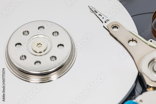 Equipment within the hard disk on computer