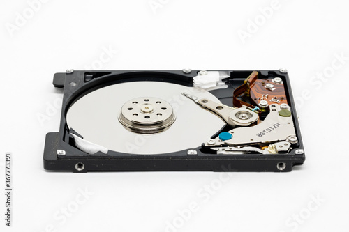 Equipment within the hard disk on computer