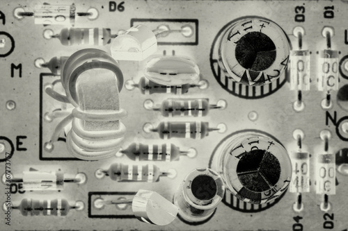 Circuit board of Fluorescent lamp In each filter