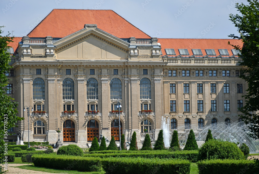 Main building of the University Debrecen, Debrecen city, Hungary