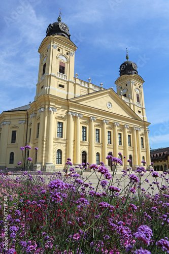 Great church in Debrecen city, Hungary