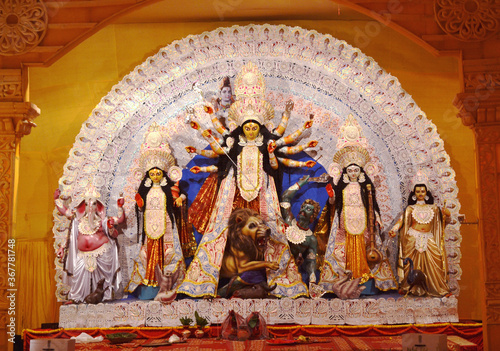 Quadro em tela Hindu Goddess idol photo Shoot