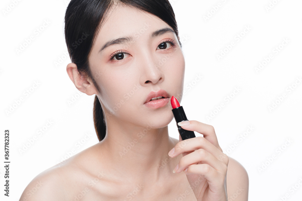 Beauty Portrait Of Young Asian Woman Beauty Portrait Of Young Asian Woman