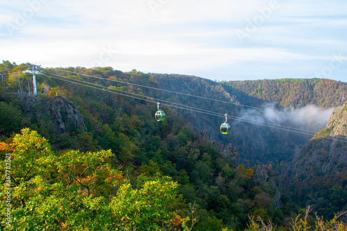 autumn landscape in the mountains photo