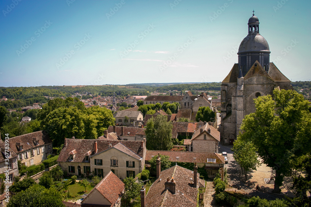 Amazing view of Provins, France