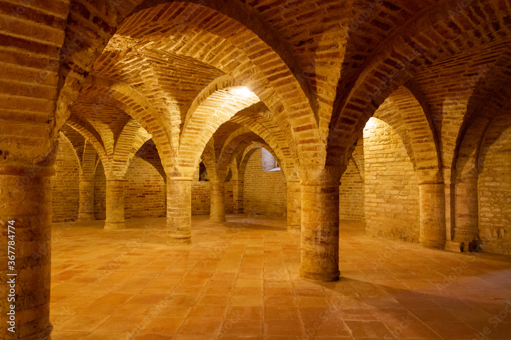 arches on the crypt