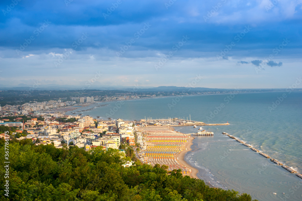 panoramic view of the Adriatic Coast