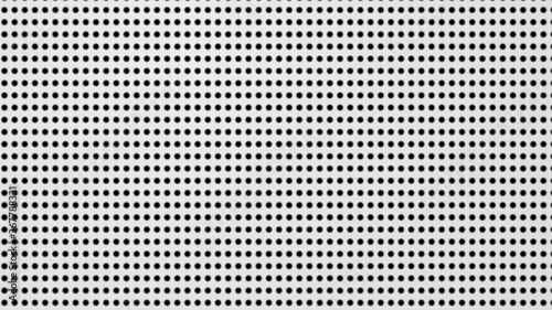 Dot white black led pattern texture background. Abstract technology big data digital concept. 3d rendering.