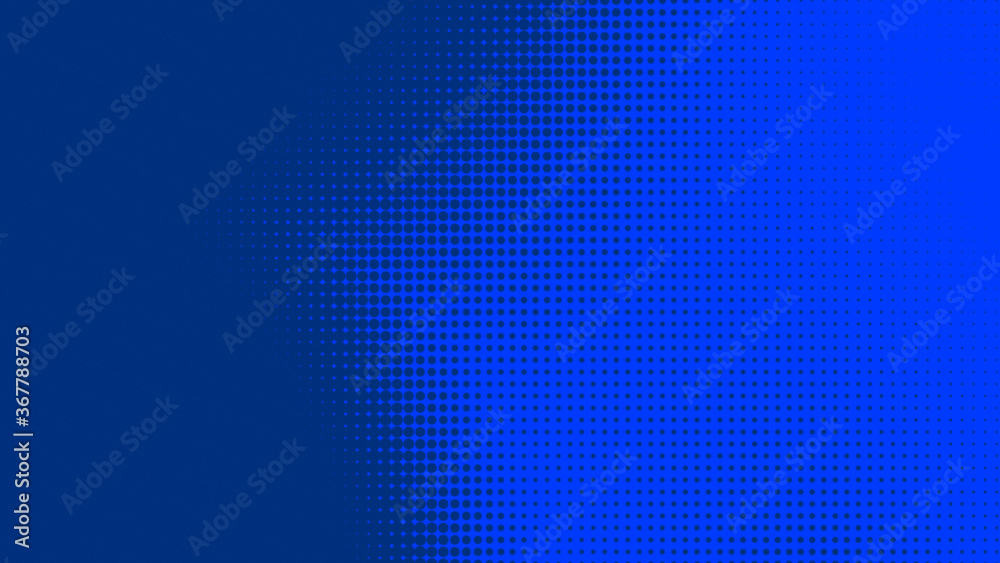 Dots halftone blue color pattern gradient texture with technology digital background. Dots pop art comics style with summer concept design. Dots halftone blue color pattern gradient texture with technology digital background. Dots pop art comics style with summer concept design.