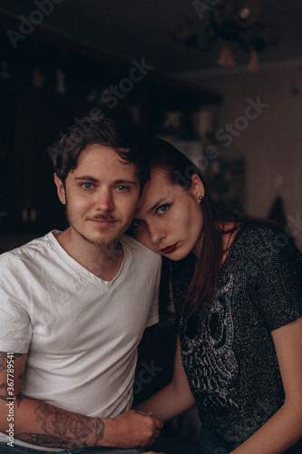 portrait of a young couple © Артем Коноплянко