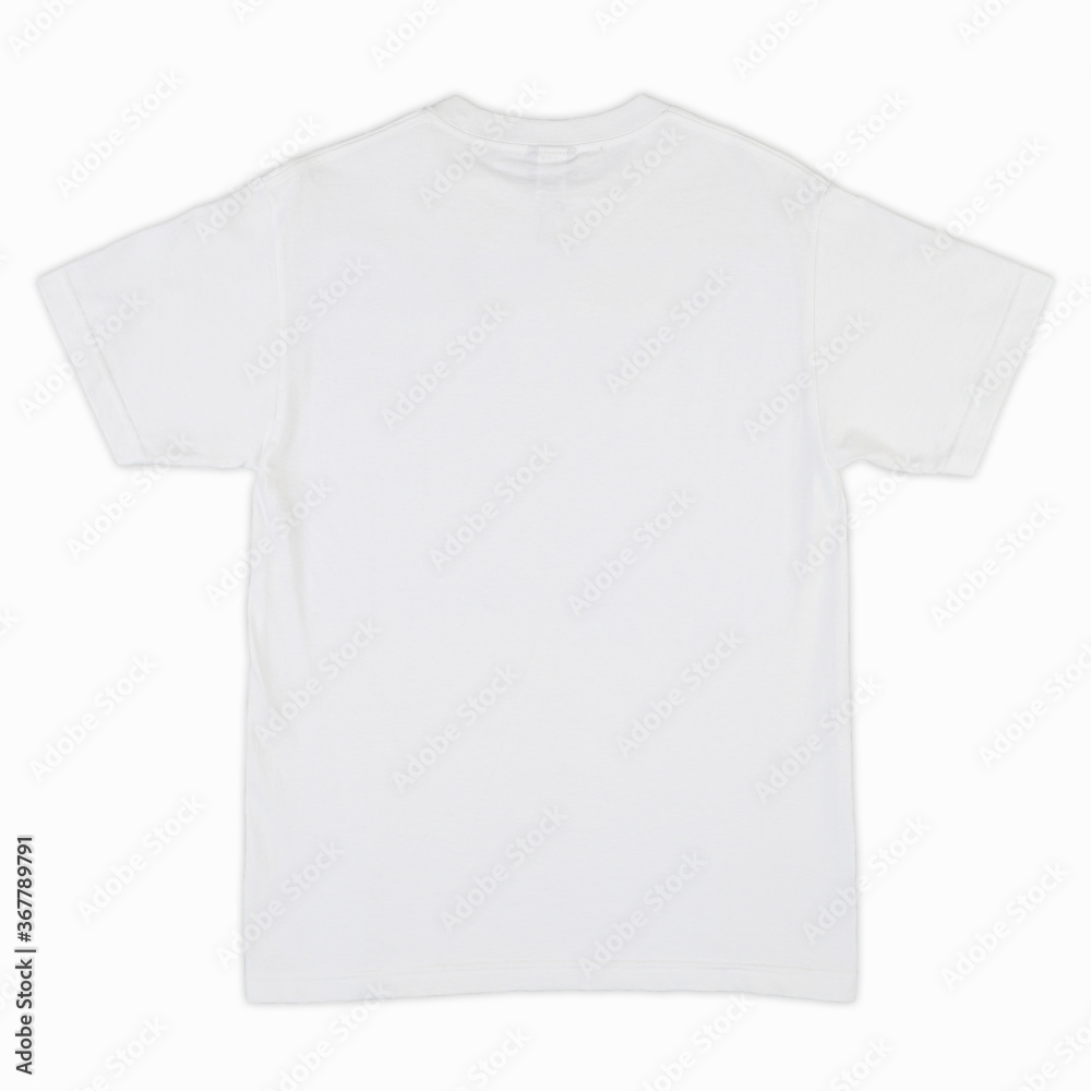 Blank T-Shirt color white template front and back view. blank t-shirt template. Blank tshirt set, for your mockup design to be printed, isolated on a white background. Blank T-Shirt color white template front and back view. blank t-shirt template. Blank tshirt set, for your mockup design to be printed, isolated on a white background.