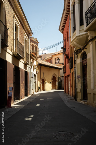 street in the old town of Leon Spain © Diane