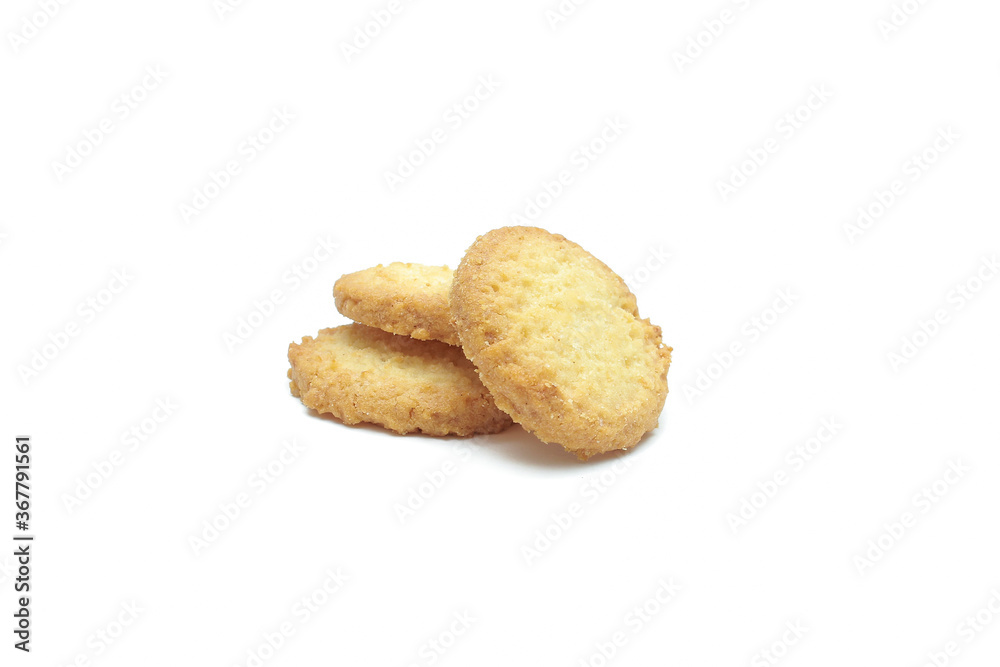 Cookie chocolate chip and Sugar cookie isolated on white background Cookie chocolate chip and Sugar cookie isolated on white background