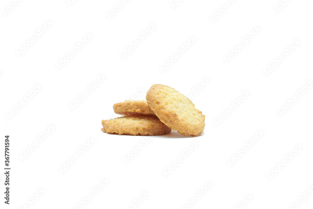Cookie chocolate chip and Sugar cookie isolated on white background Cookie chocolate chip and Sugar cookie isolated on white background