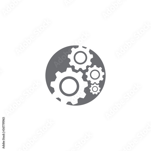 Gear Logo Template vector icon