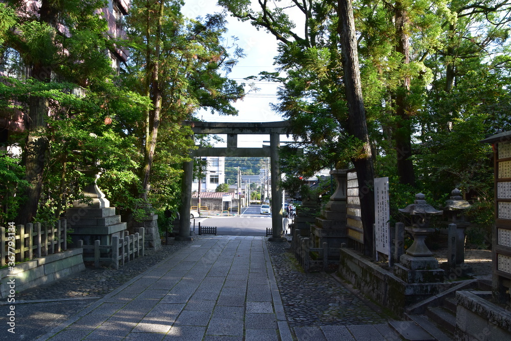 Okazaki shrine in Kyoto, Japan