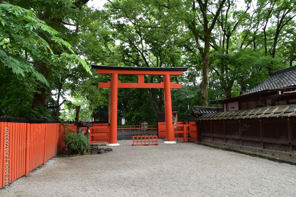 Shimogamo shrine in Kyoto, Japan Shimogamo shrine in Kyoto, Japan