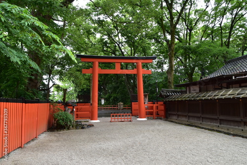 Shimogamo shrine in Kyoto  Japan