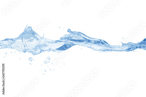 water splash isolated on white background,water