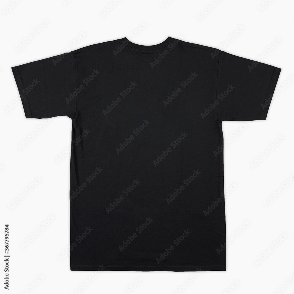 Blank T-Shirt color black template front and back view. blank t-shirt template. Blank tshirt set, for your mockup design to be printed, isolated on a white background. Blank T-Shirt color black template front and back view. blank t-shirt template. Blank tshirt set, for your mockup design to be printed, isolated on a white background.