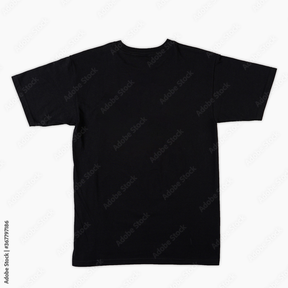 Blank T-Shirt color black template front and back view. blank t-shirt template. Blank tshirt set, for your mockup design to be printed, isolated on a white background. Blank T-Shirt color black template front and back view. blank t-shirt template. Blank tshirt set, for your mockup design to be printed, isolated on a white background.