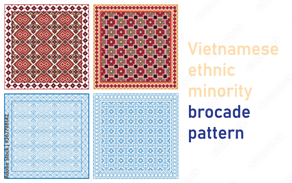 Vietnamese brocade pattern (3)