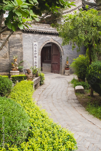 A doorway in the great mosque of Xi'an
