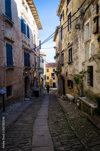 La vecchia cittadina di Grisignana lungo la Parenzana in Istria © Andrea Vismara