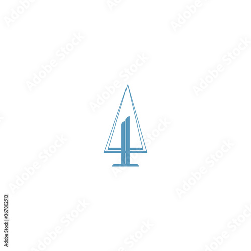 Canvas Print Cross Tree