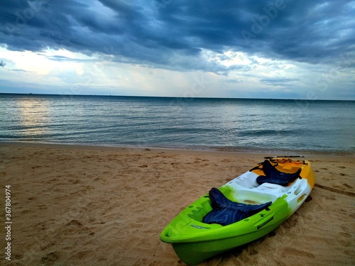 kayak on the beach