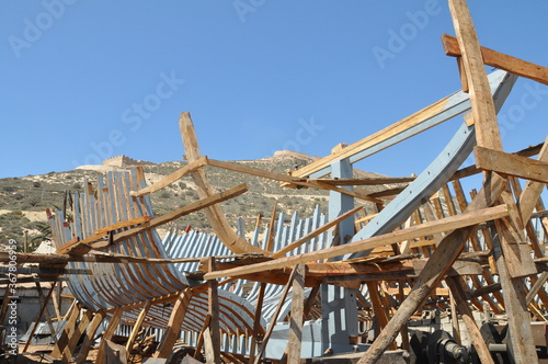 Konstfotografi Timber Wooden traditional Ship Building and Construction and Shipwrecks