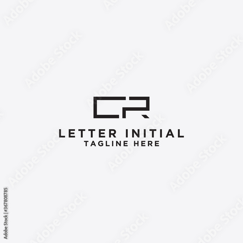 logo design inspiration for companies from the initial letters of the CR logo icon. -Vector 