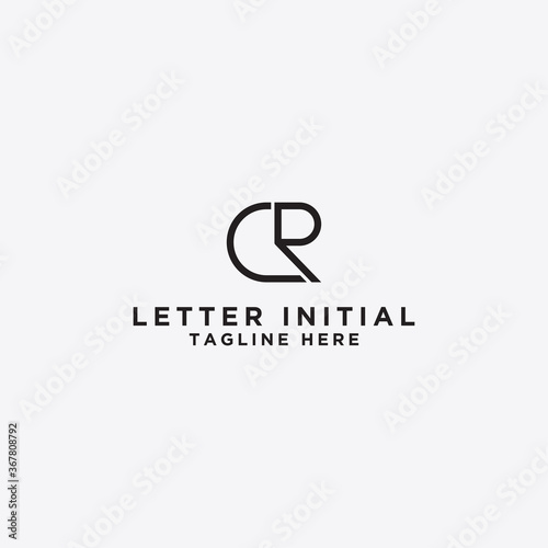 logo design inspiration for companies from the initial letters of the CR logo icon. -Vector 