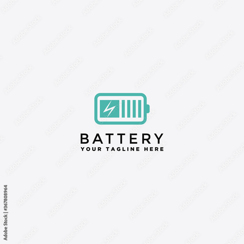 Battery charging logo or indicator icon in vector graphic design, Battery charging logo or indicator icon in vector graphic design,