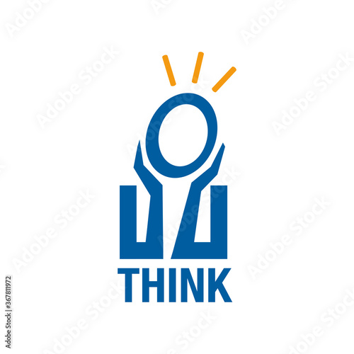 People Think Deep Logo Vector