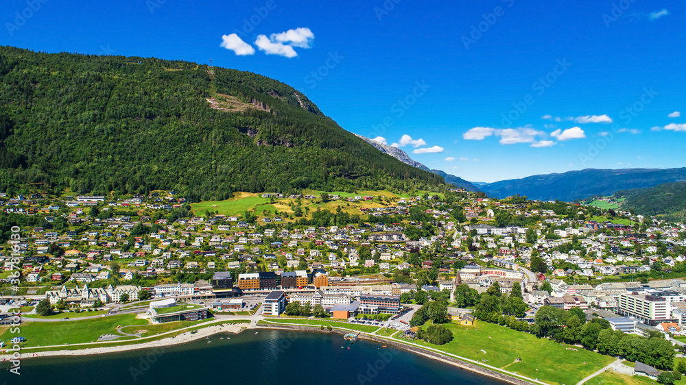 Obraz premium Voss is a municipality and a traditional district in Vestland county, Norway.