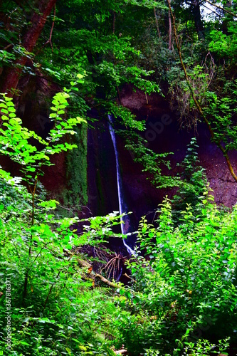 Wasserfall in der Wolfsschlucht nahe des Laacher See, Eifel photo