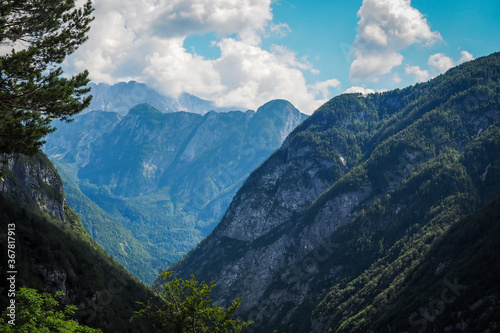 Julian Alps and Triglav National Park in Slovenia, defocused © Viesturs
