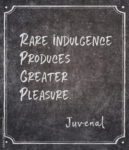 Photography rare indulgence Juvenal