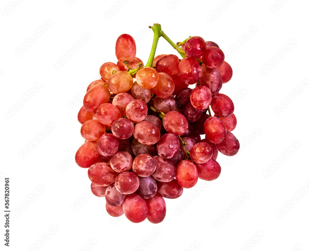 Red grape isolated on white background Red grape isolated on white background