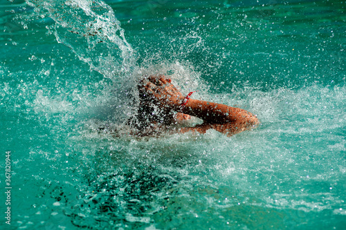 in piscina