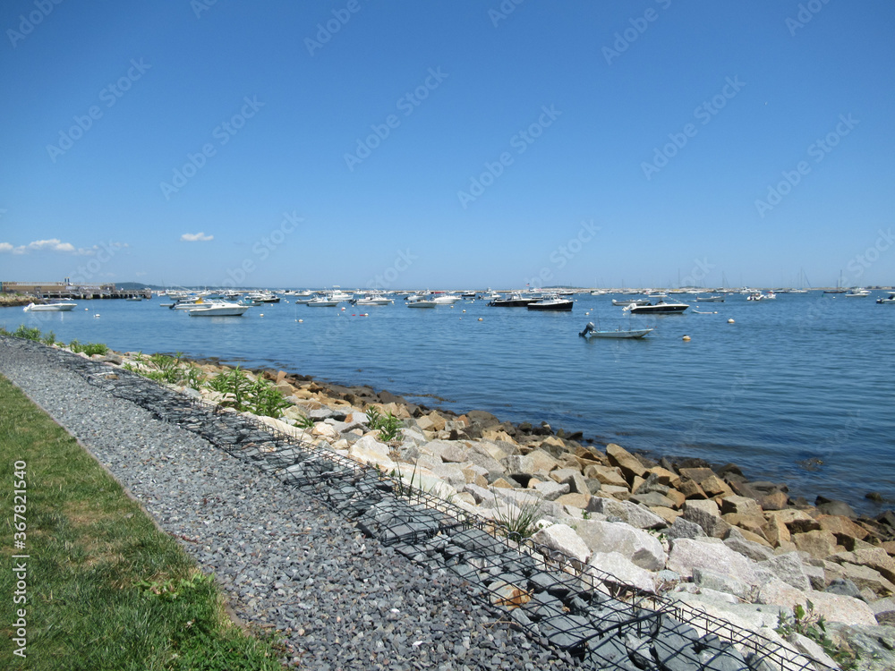 Plymouth Harbor Rocky Coastline Marina