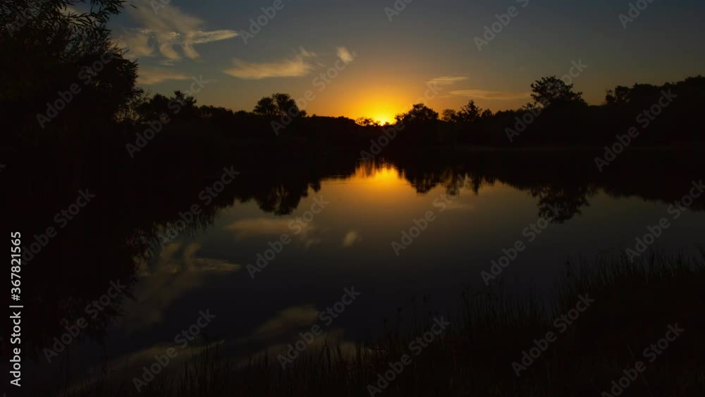 Tranquil Sunrise over Lake Time Lapse Tranquil Sunrise over Lake Time Lapse