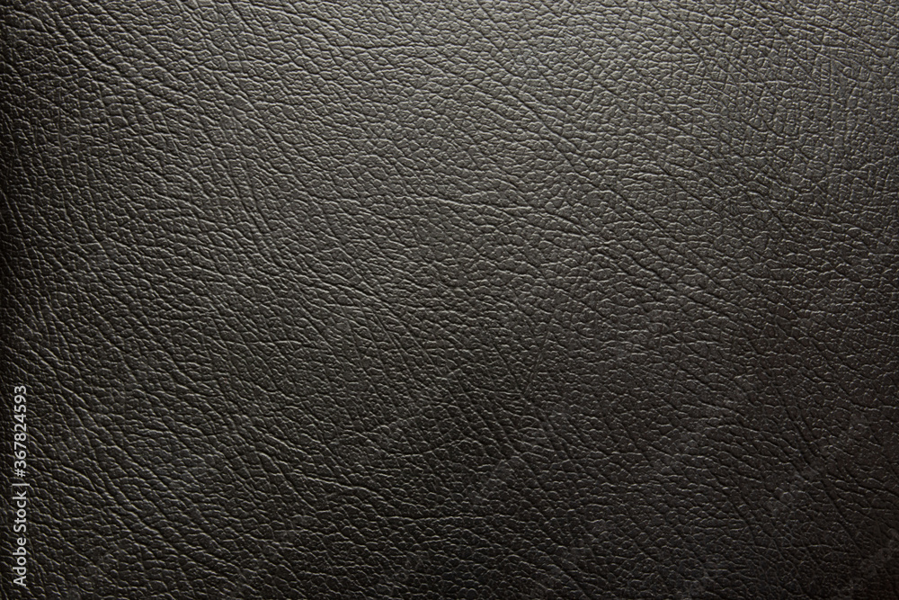 Fototapeta premium Luxury black leather texture surface background