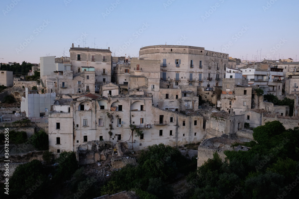 Landscape of the city of Gravina in Puglia